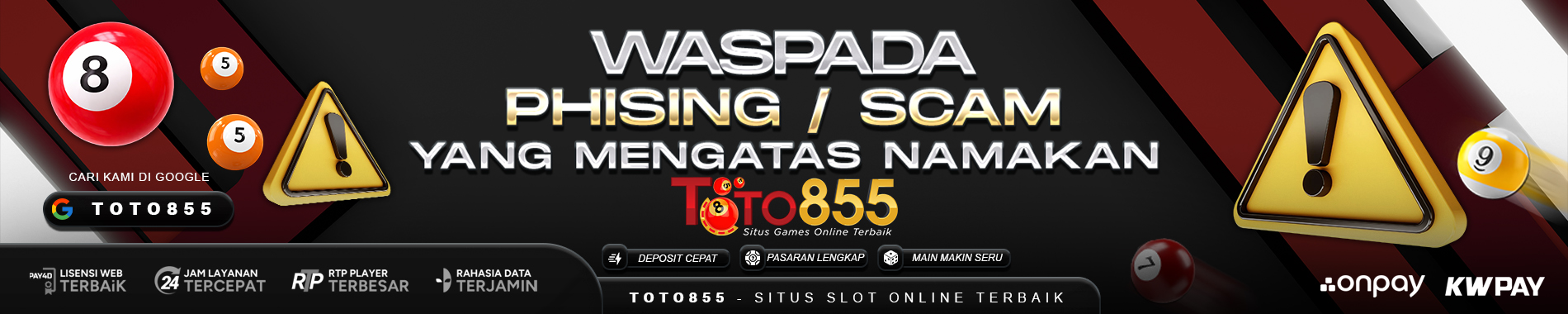 TOTO855 WASPADA PISHING